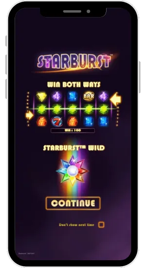 Main page starburst